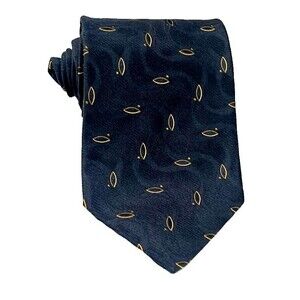 ERMENEGILDO ZEGNA Men's 100% Silk Necktie ITALY Luxury Abstract
